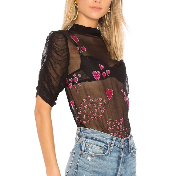 Free People So In Love Embroidered Blouse - Picture 2 of 5